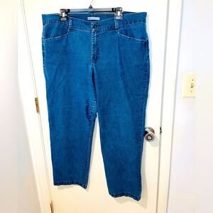 Lee relaxed fit ladies cropped jeans sz 18W pants plus womens